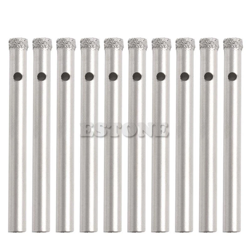 E06b 10pcs 5 мм Noyau Diamant Porets Scie Carreaux Verre Céramique Marbre