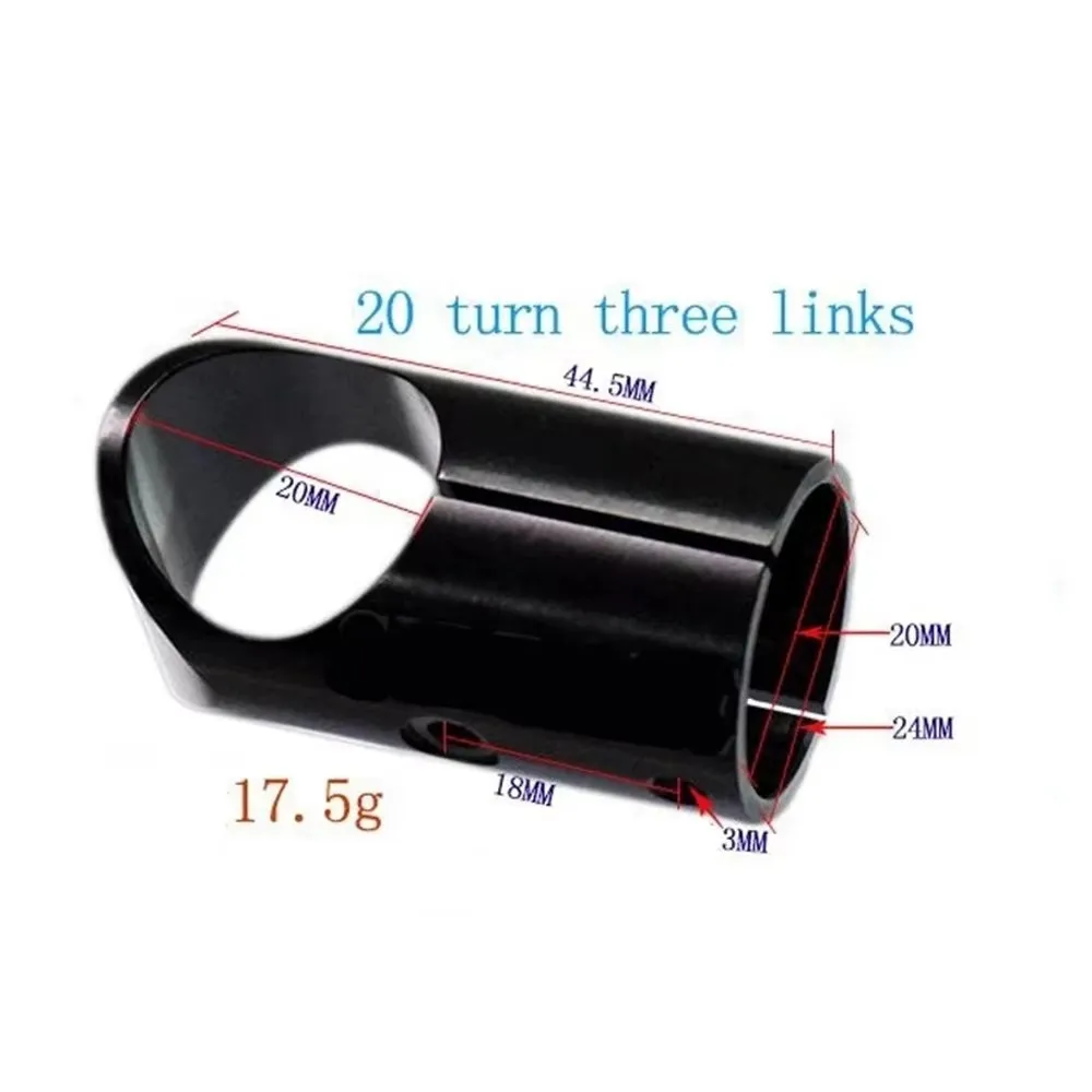 Trépied en t en alliage d'aluminium D20/25/30mm, 6 pièces, train d'atterrissage, tube en carbone, support de joint fixe pour UAV