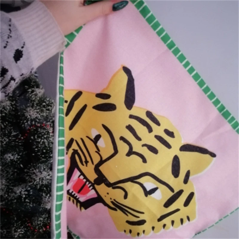 Animal Style Tiger Cushion Case Blue Green Yellow Home Decorations Pillowcase Sofa Cushions Cover Pillow Covers Room Kissenbezug