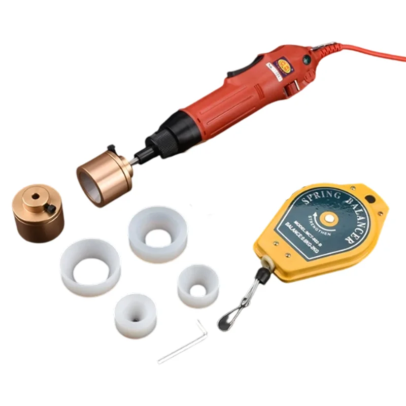 Bottle Capping Machine Handheld Sealing Machine Bottles Packaging Equipment Lid Tightener Capping Diameter 5-30mm view 2