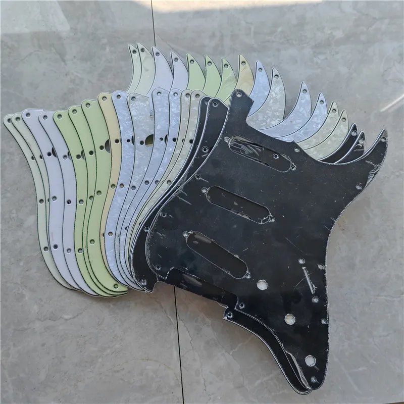 1pc Guitar Pickguard SSS Pick Guard Scratch Plate for ST Electric Guitar Pickguard Scratch Plate Multi Color to choose   BJ954