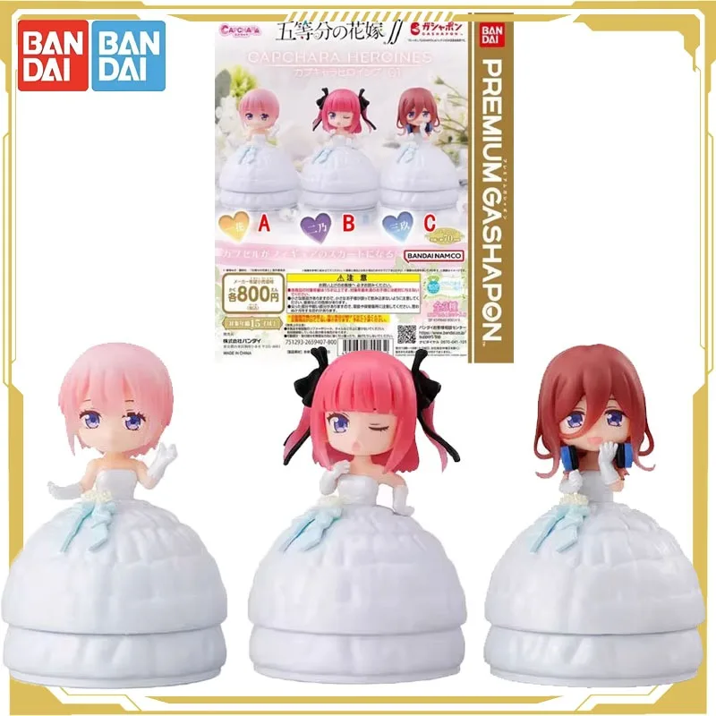 

Bandai Original Gashapon The Quintessential Quintuplets Anime Figure Wedding Doll 01 Action Figure Toys for Boys Girls Kids Gift