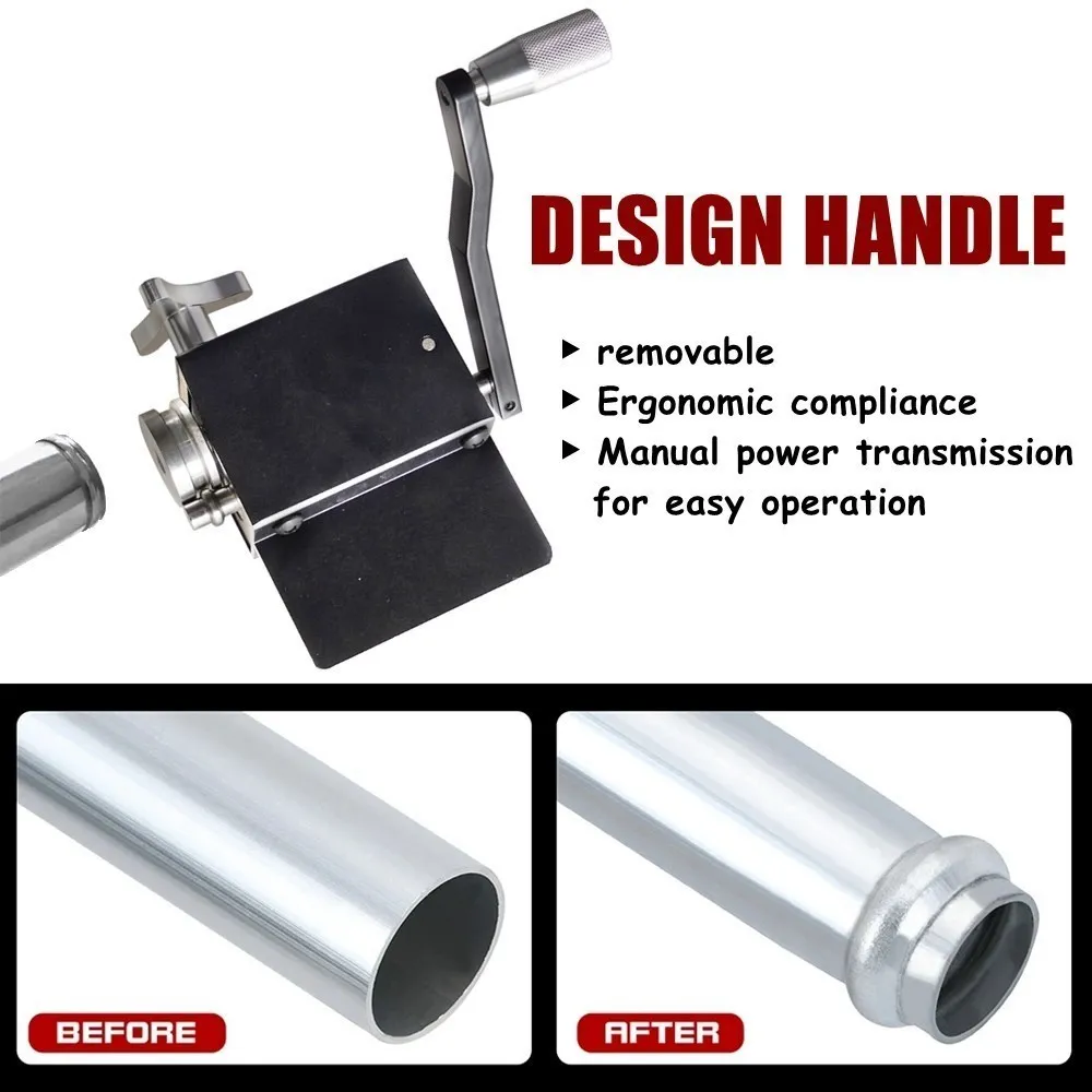 Tubing Beader Tool Manual Bead Roller Intake and Intercooler Piping Crimping Tool Fit 5/8\