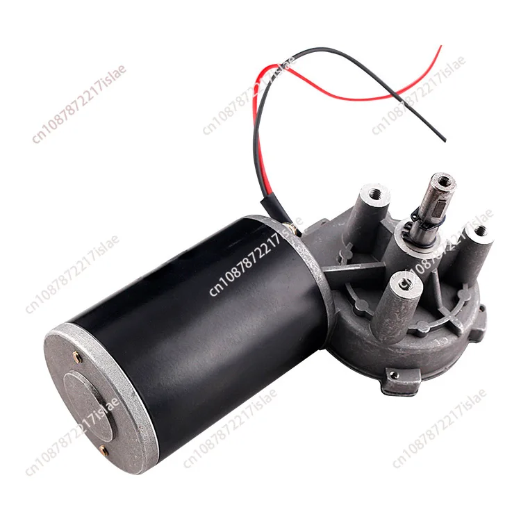 12V 24V lifting DC deceleration motor, turbine worm lubrication pump motor, garage rolling gate motor