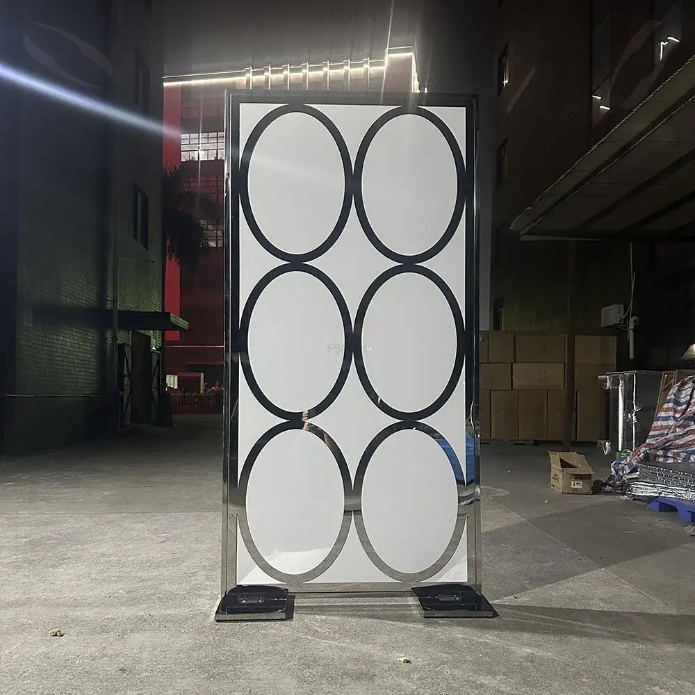 Heavy Duty Backdrop Stand Wedding Stage Panels Wedding Supplies Golden Silver Stainless Steel Backdrop Frame