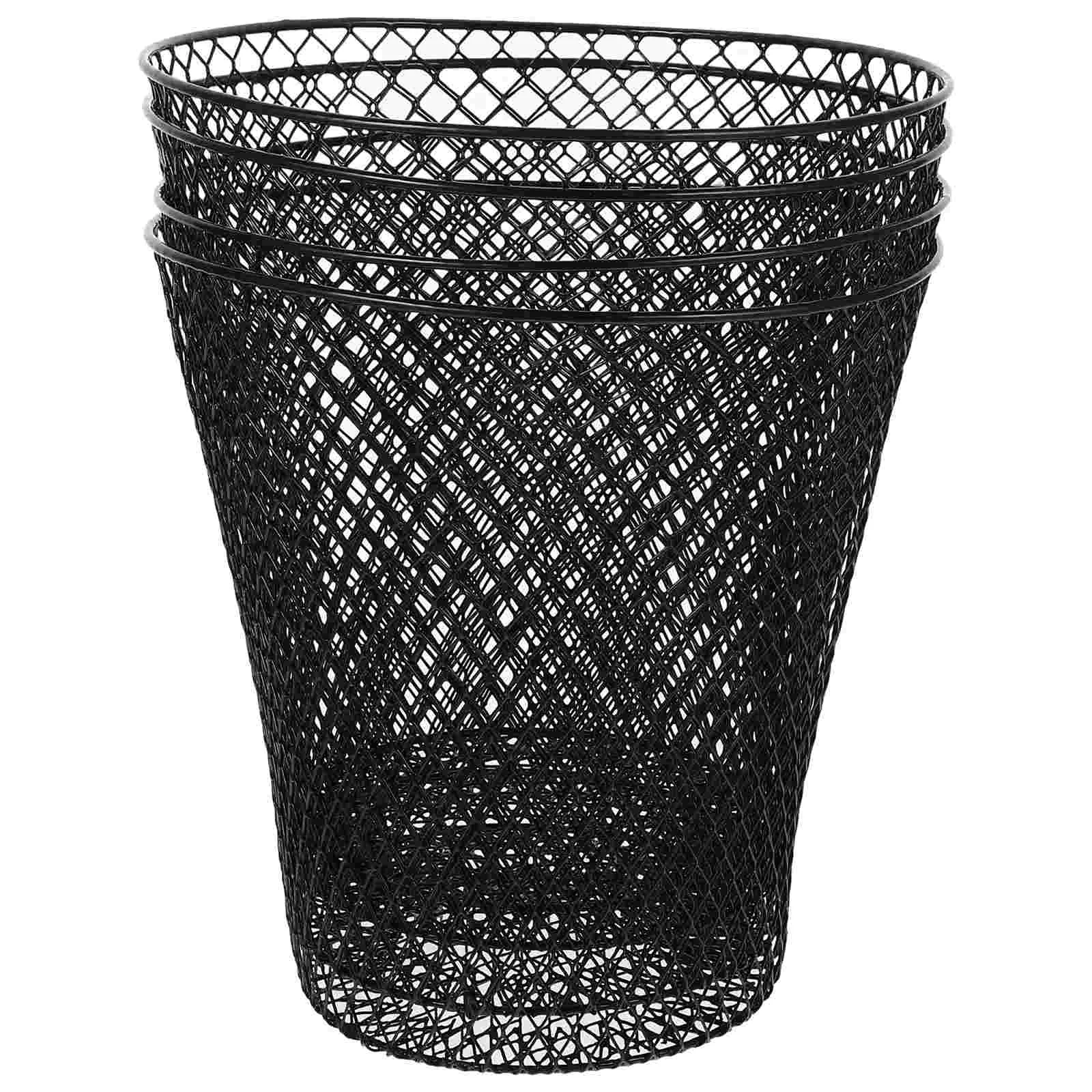 4 Pcs Plants Protection Cover Reusable Cage Mesh Designed Flowerpot Supply Vegetable Seedlings Garden Protector Wire Black