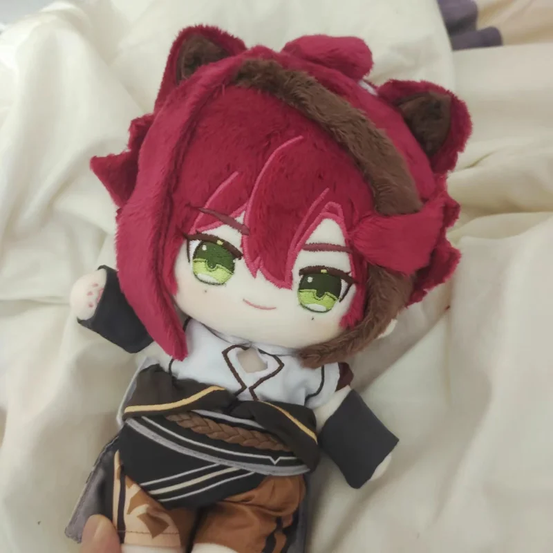 20CM Game Anime  Shikanoin Heizou Cosplay Rabbit Fur Outfit Plush  Doll and Cloth for Children Christmas Gifts