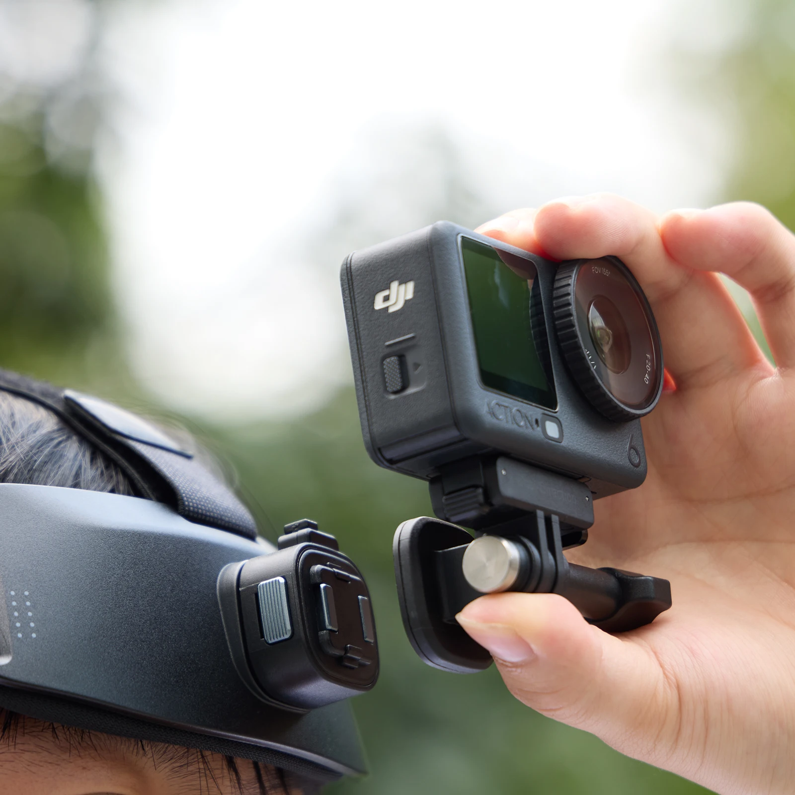 SmallRig Kopfbandhalterung für DJI Osmo Action 6 / Nano für Angeln, Bootfahren, Radfahren, POV-Videoaufnahmen, Ein-Schritt-Halterung 6304 – Detail 4