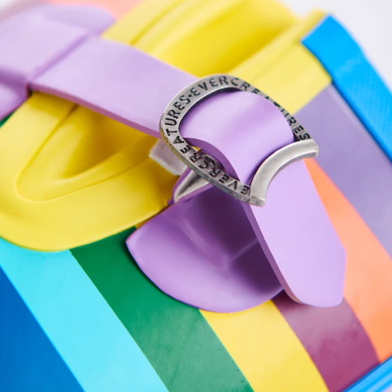 British Women's Rubber Anti Slip Rain Shoes With Printed Midsole