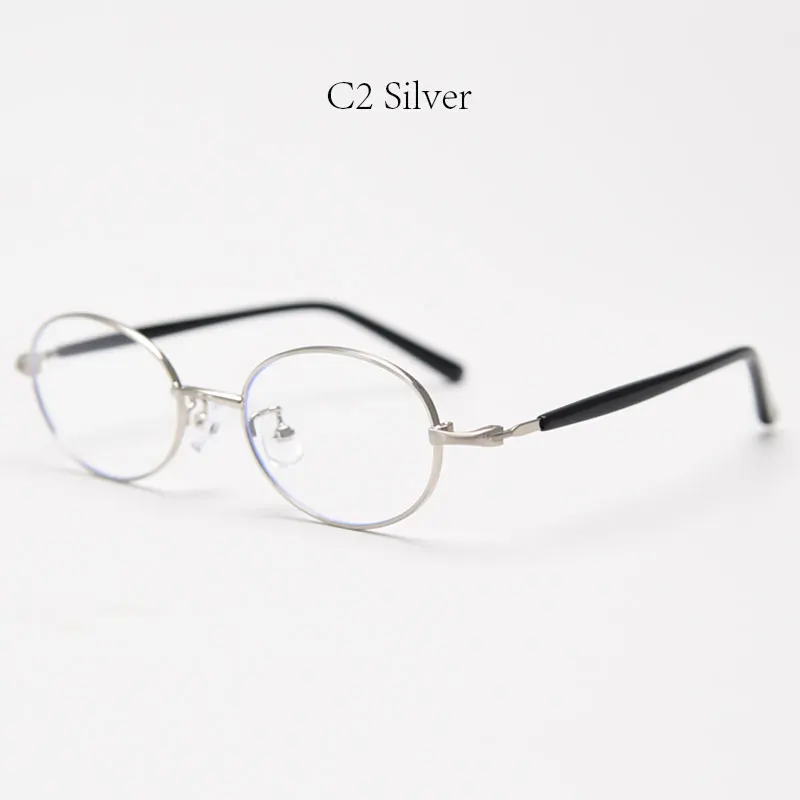 Mimiyou Retro-Stil Ovale Brillengestelle für Damen, Blaulichtfilter Optische Brillen für Herren, Brillengestell mit Klaren UV400 Computerbrillen – Detail 12