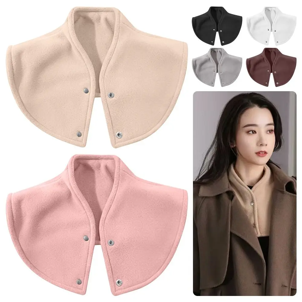 جديد سميكة حماية الرقبة الدافئة يندبروف وهمية طوق صوف الضأن حماية الرقبة حزام العزل البارد #5