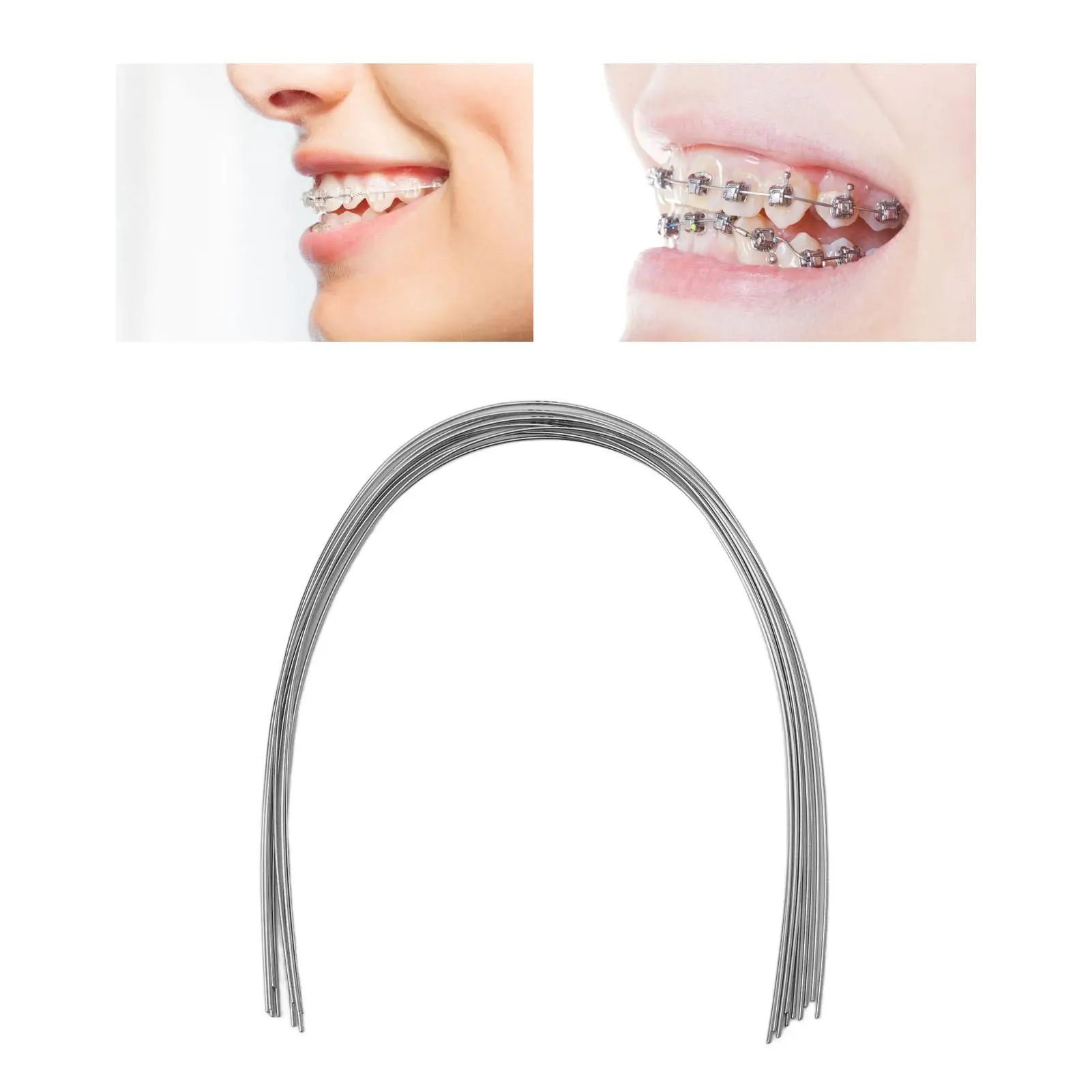 Stainless  Orthodontic Lingual Retainer Wires - Durable, Corrosion-Resistant, Stable Shape for Long-Lasting Results