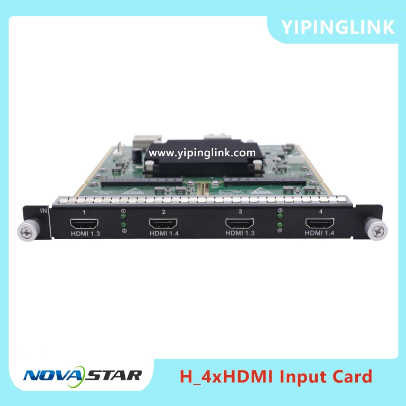 

Novastar H_4xHDMI Input Card For H2 H5 H9 H15 Controller Support Small Pitch LED Display Ultra-long-distance Transmission