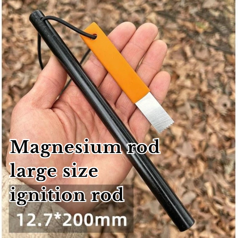 

Outdoor Flint Camping Emergency Fire Equipment High Hardness Ultra Durable Wilderness Survival Fire Magnesium Stick Large