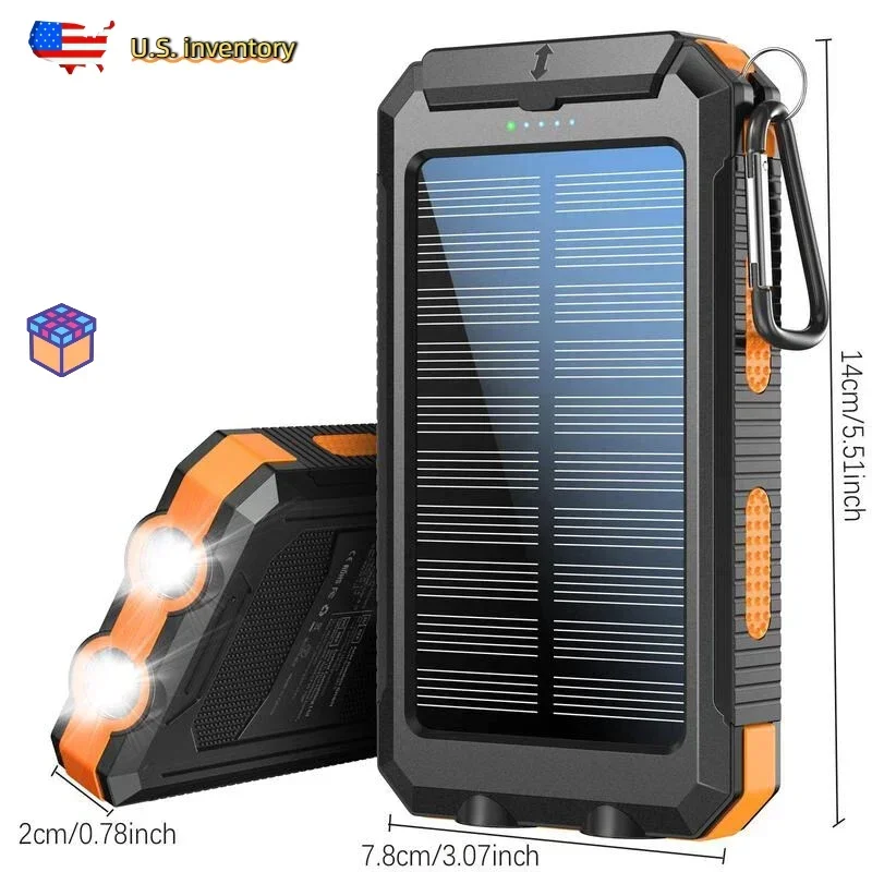 10000Mah Solar Fast…