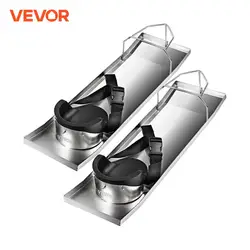 VEVOR Concrete Knee Boards Slider Stainless Steel Kneedboards Concrete Sliders Moving Sliders Concrete Finishing Kneeler Board