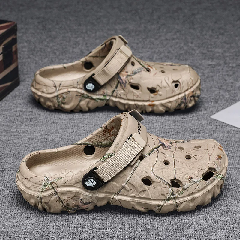2024 Summer Men's Sandals New Home Garden Shoes Comfortable and Lightweight Men Slippers Non-Slip Soft Bottom Flip Flop Sandals