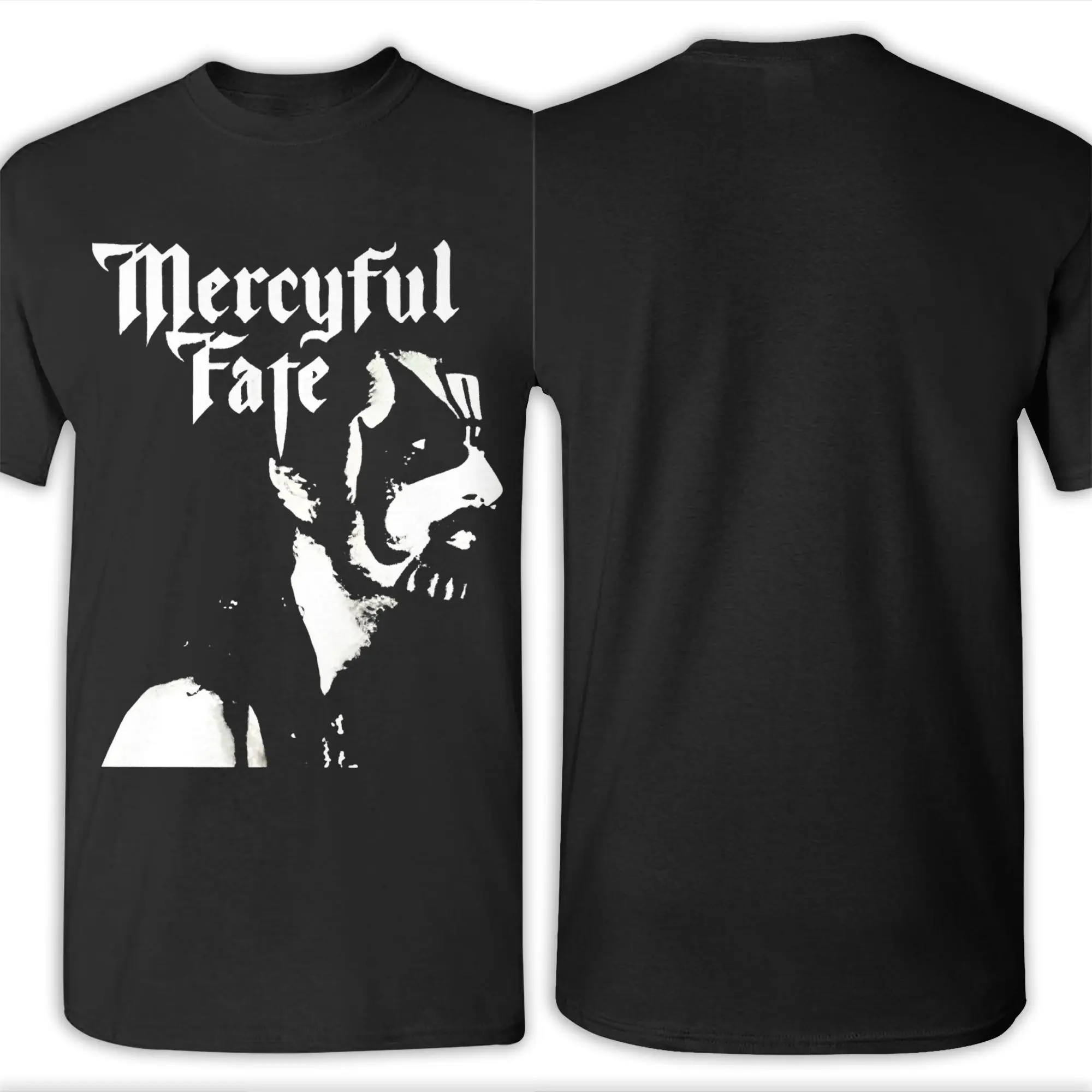 تي شيرت Mercyful Fate Heavy Metal Band للرجال والنساء تي شيرت مطبوع عليه جرافيك ملابس قطنية 100%
