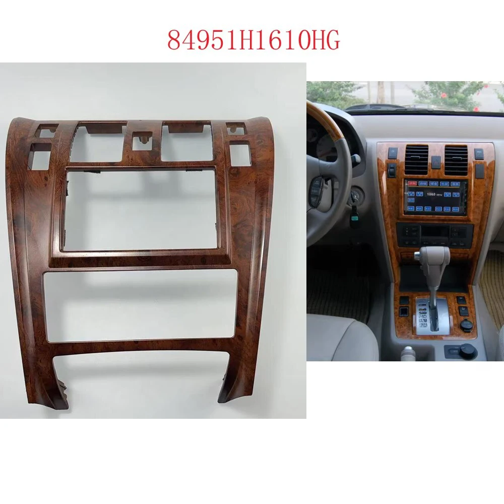 Accesorios de radio para coche HUIYAN para Hyundai Terracan, panel de madera de durazno para la consola central, panel de instrumentos, panel de salida de aire.