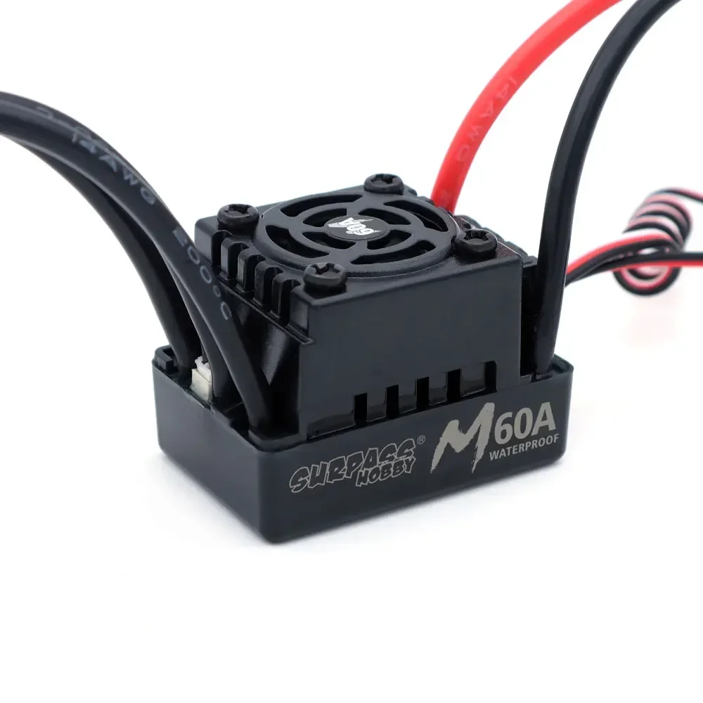 تجاوز هواية M سلسلة 35A 45A 60A مقاوم للماء فرش ESC T XT60 التوصيل 2-3S ل 1/10 1/14 RC سيارة عربات التي تجرها الدواب F540 2845 3650 المحرك
