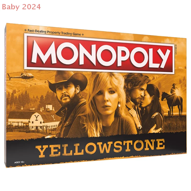

New For 2025 Monopoly: Yellowstone Yellowstone Monopoly Board Game Card Game Board Cards