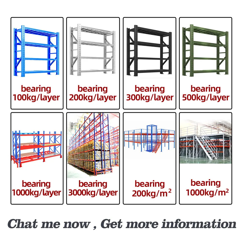 Multi-level White Warehouse Shelves Industrial Rack Shelf Storage Racks Steel Rack Boltless Racking Shelves
