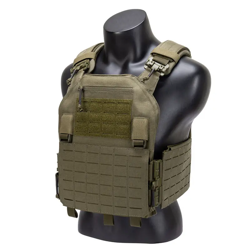 

F1 kaevixdio 1000d Nylon Tactical Vest Ranger-Green 25x30cm Plate Carrier Molle Outdoor Hunting Gear Chaleco Tactico