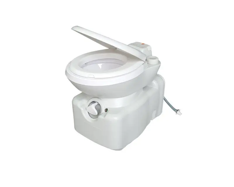 Motorhome Camper Van Integrated RV Bathroom Toilet 180 Degree Rotating with Waste Water Tank