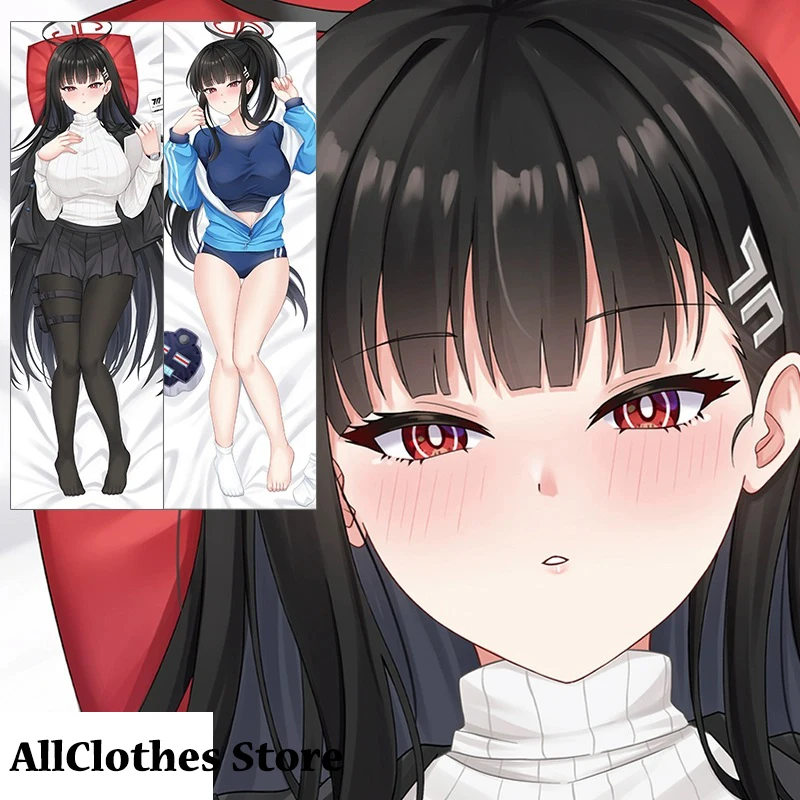 

Синий архив Цукацуки Рио игра Dakimakura чехол аниме наволочка отаку подарок подруге Waifu обнимающая подушка для тела наволочка