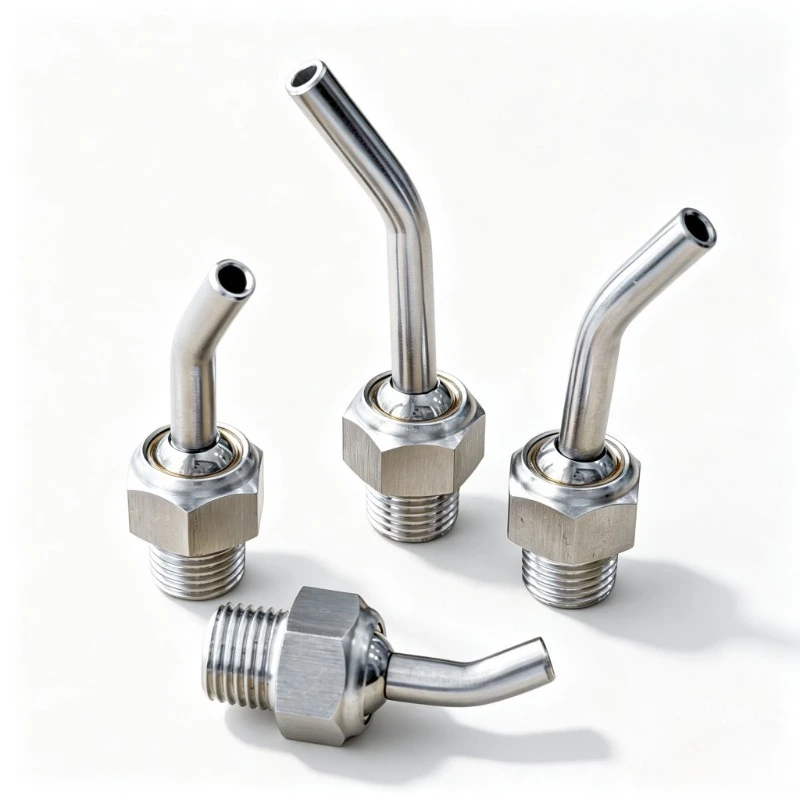 Stainless Steel SS304 CNC Lathe Turret Water Spray Cooling Universal Adjustable Elbow Cooling Nozzle