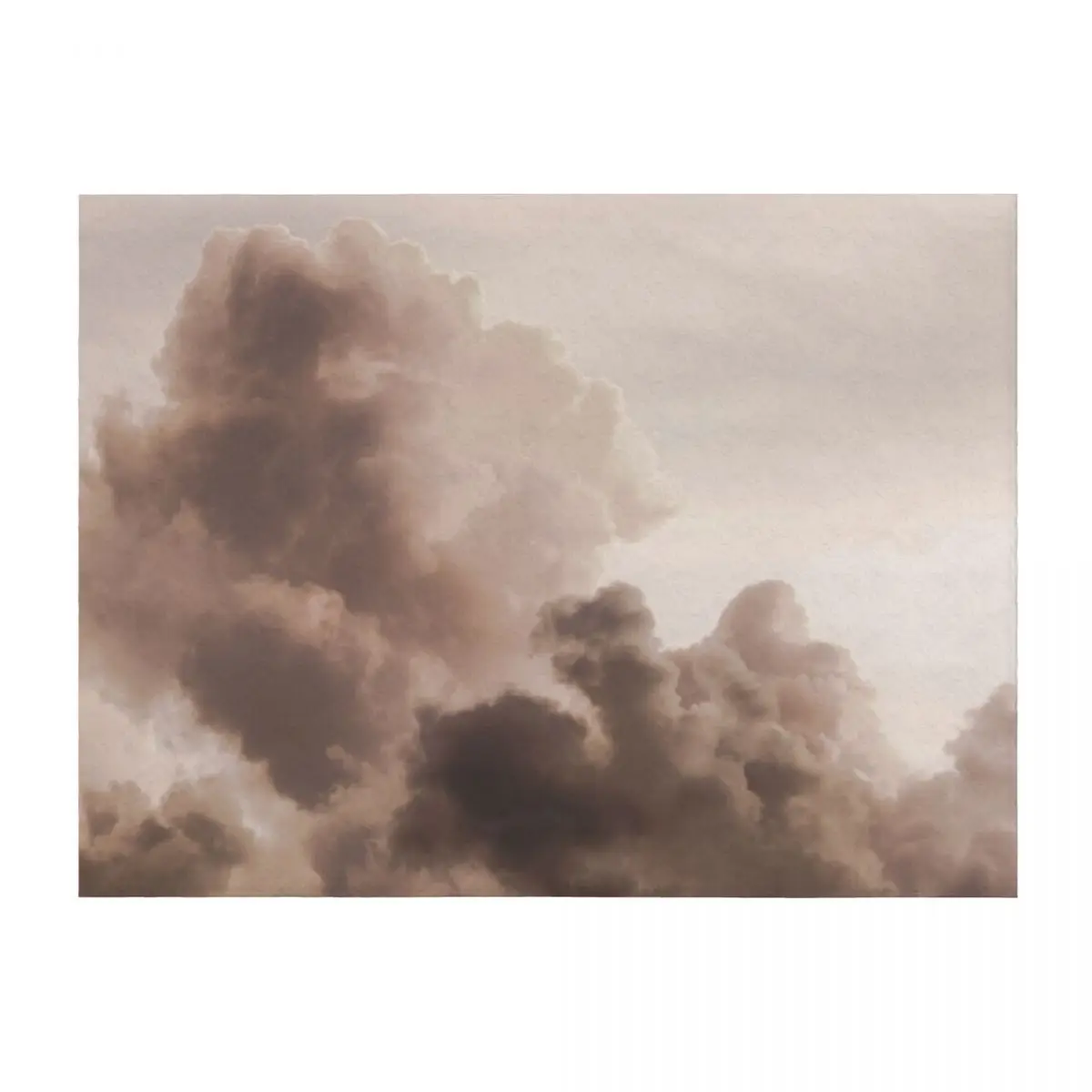 

Light Academia Aesthetic white clouds Throw Blanket Blankets For Bed valentine gift ideas Hair funny gift Blankets