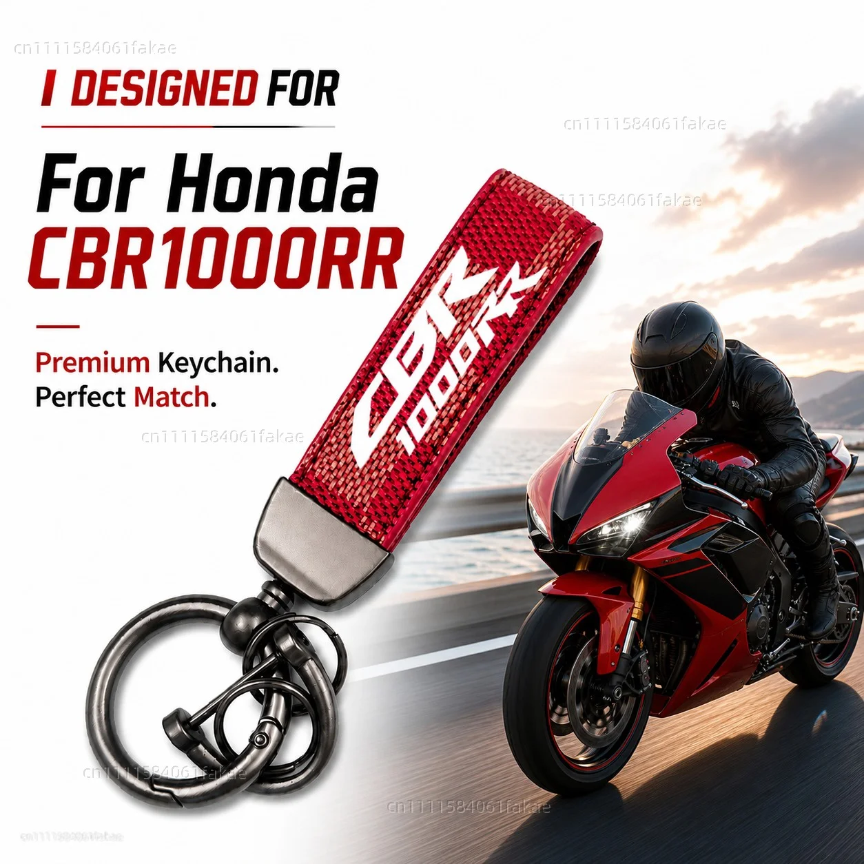 For Honda CBR 1000RR CBR1000RR CBR 1000 RR 2004-2019 Motorcycle Keychain Custom Logo Gift for Rider Men Women
