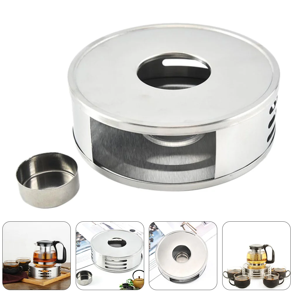 

Stainless Steel Teapot Warmer Tea Coffee Heating Base Warmer warmer warmer