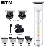 BTM P38 Mini Professional Rechargeable Hair Clipper for Men Electric Lettering Hair Trimmer Razor Barber Hair Cutting Machine