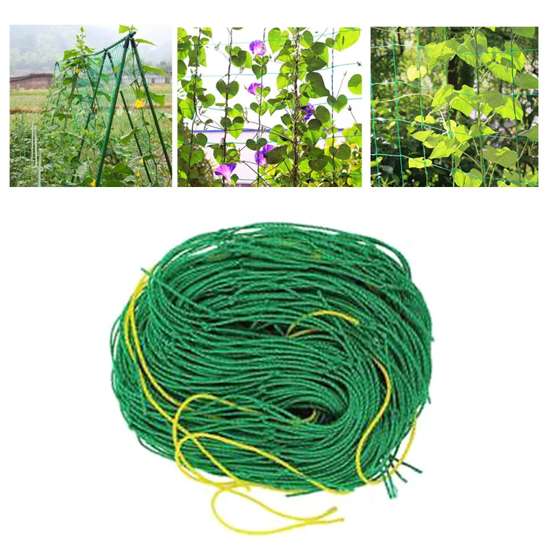 

Plant Trellis Pergolas, Heavy-Duty Polyester Grow Net, Garden Trellis Netting With Square Mesh For Climbing Plants, Vegetables,
