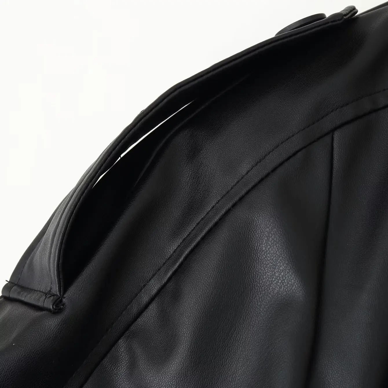 KASLEAD معطف نسائي جديد من الجلد ذو مظهر جلدي من KASLEAD معطف متعدد الاستخدامات للسيدات لموسم الخريف