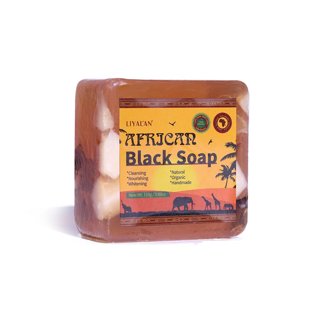 Hair Growth Solid Shampoo Conditioner Moisturizing Soap African Black Soap Raw Black Soap Body Cleaning Body Wash Free Shipping