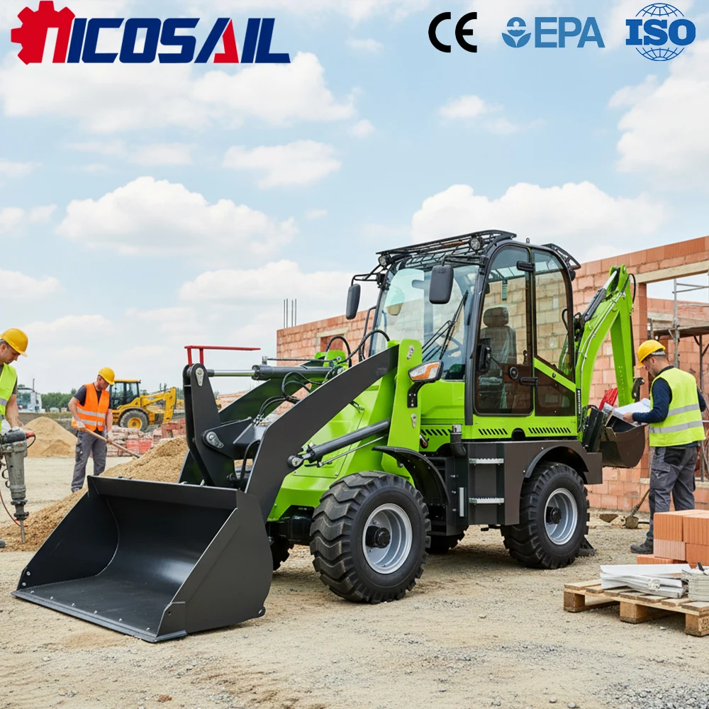 

Euro 5 Mini Backhoe Loader CE Certified Compact Design for Farm Garden Construction