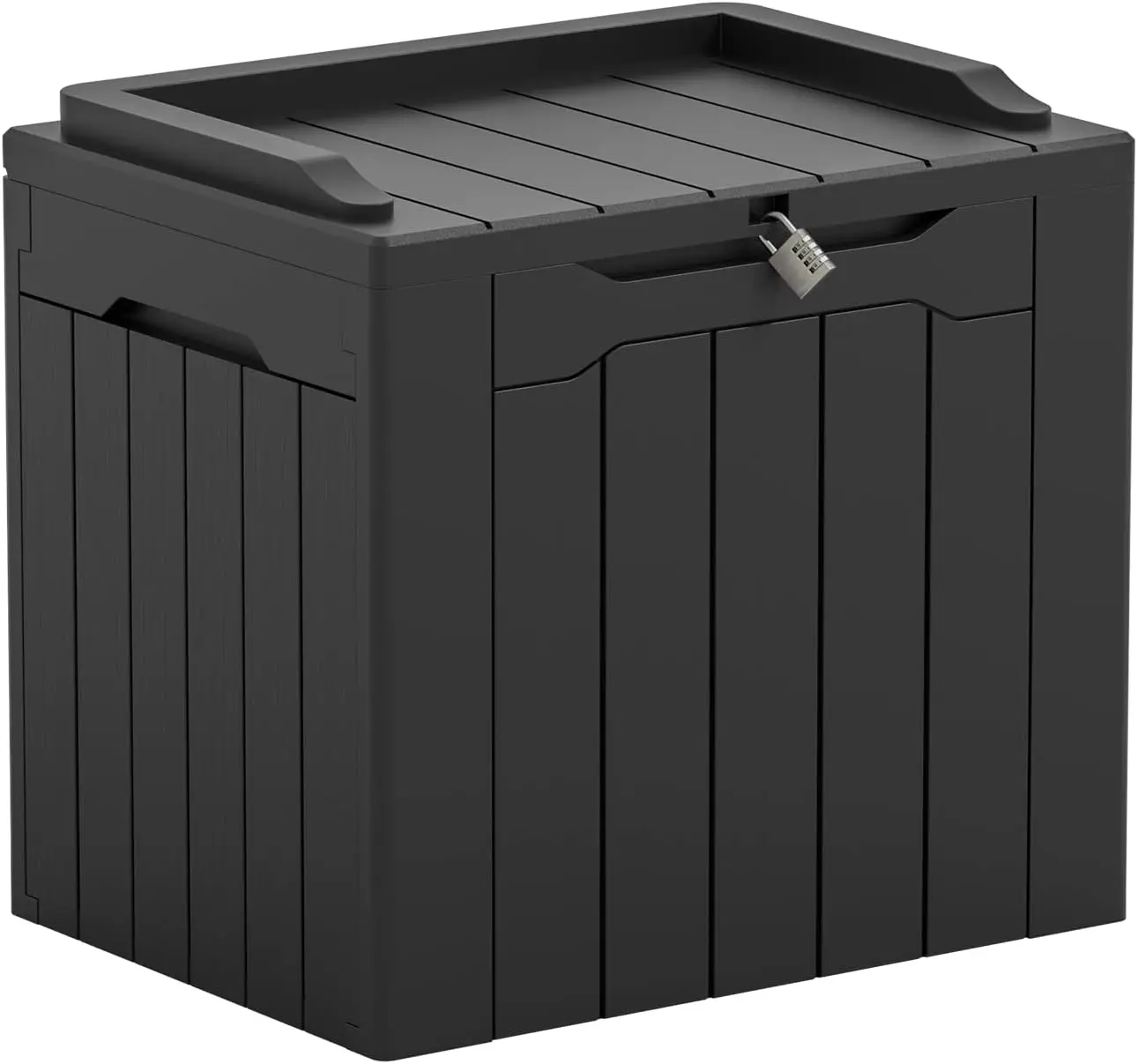 Garden Tools, Pool Supplies, Weatherproof and UV Resistant, Lockable, Dark Black