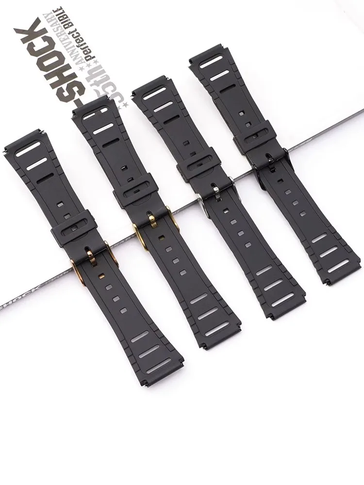 Watch band for Casio straps watch accessorise CA-53W CA-61W FT-100W W-520U W-720G tpu soft watchband Wristband Belt FT100W 20mm