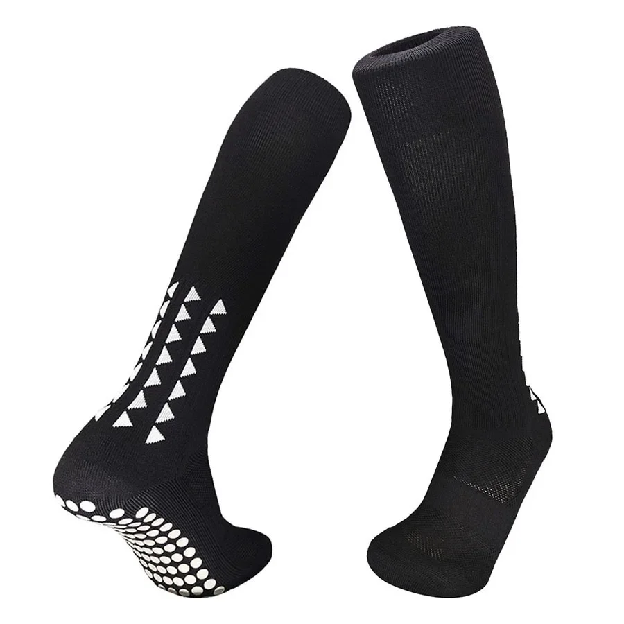 2 زوج الركبة عالية طويلة كرة القدم كرة السلة البيسبول الرجبي كرة القدم الدراجات تشغيل التنس ممارسة عدم الانزلاق قبضة الجوارب للرجال والنساء #5