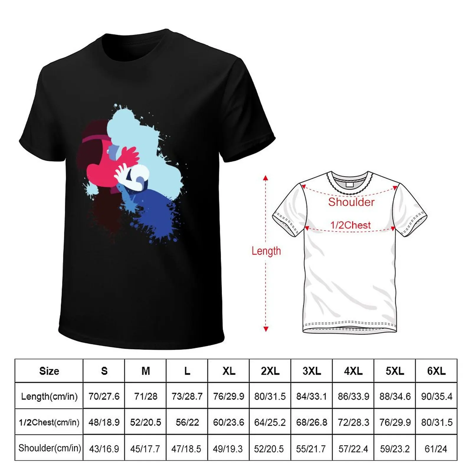 SU Ruby and Sapphire T-Shirt t shirts for man cotton T-Shirt