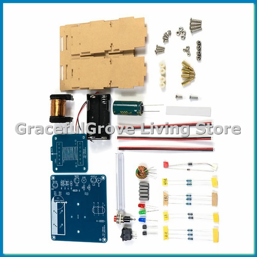 Electromagnetic Cannon DIY Kit Long-Range Projectile High-Voltage Coil Boost Circuit Board Production B-A44I