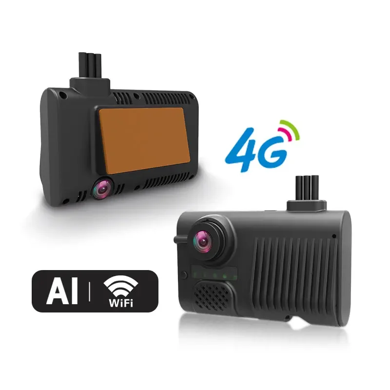 Hot Selling Fleet Dashcam 4G Lte Android Gps Wifi Adas Cmsv6 Car Dvr Camera Dash Cam Front Rear