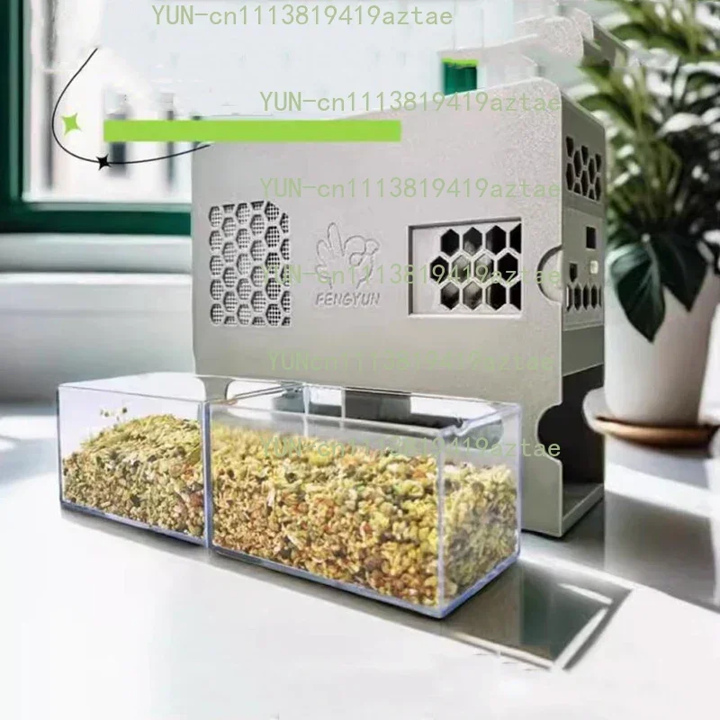 Washable electric bird food grain peeling and shelling machine household bird food blowing machine