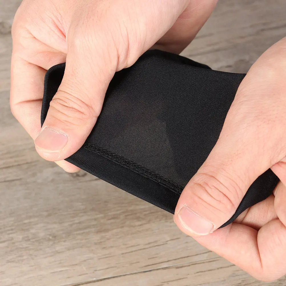 

2 шт. эластичных полиэстеровых шапочек для плавания с удобной посадкой и надежной фиксацией, для душа, для мужчин и женщин, для длинных волос, с защитой от УФ-излучения