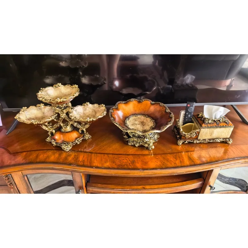 

Household American-Chinese style living room coffee table ornament ornament fruit plate