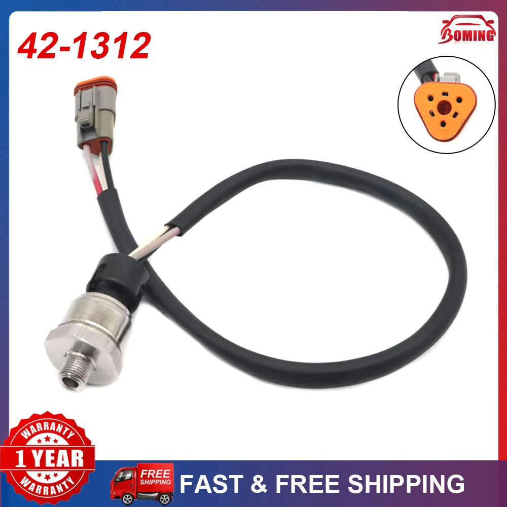 

Car Pressure Sensor 42-1312 Fits For Thermo King 0-500 PSIG 167738 3HMP2-7 140611 8342149 421312 42 1312