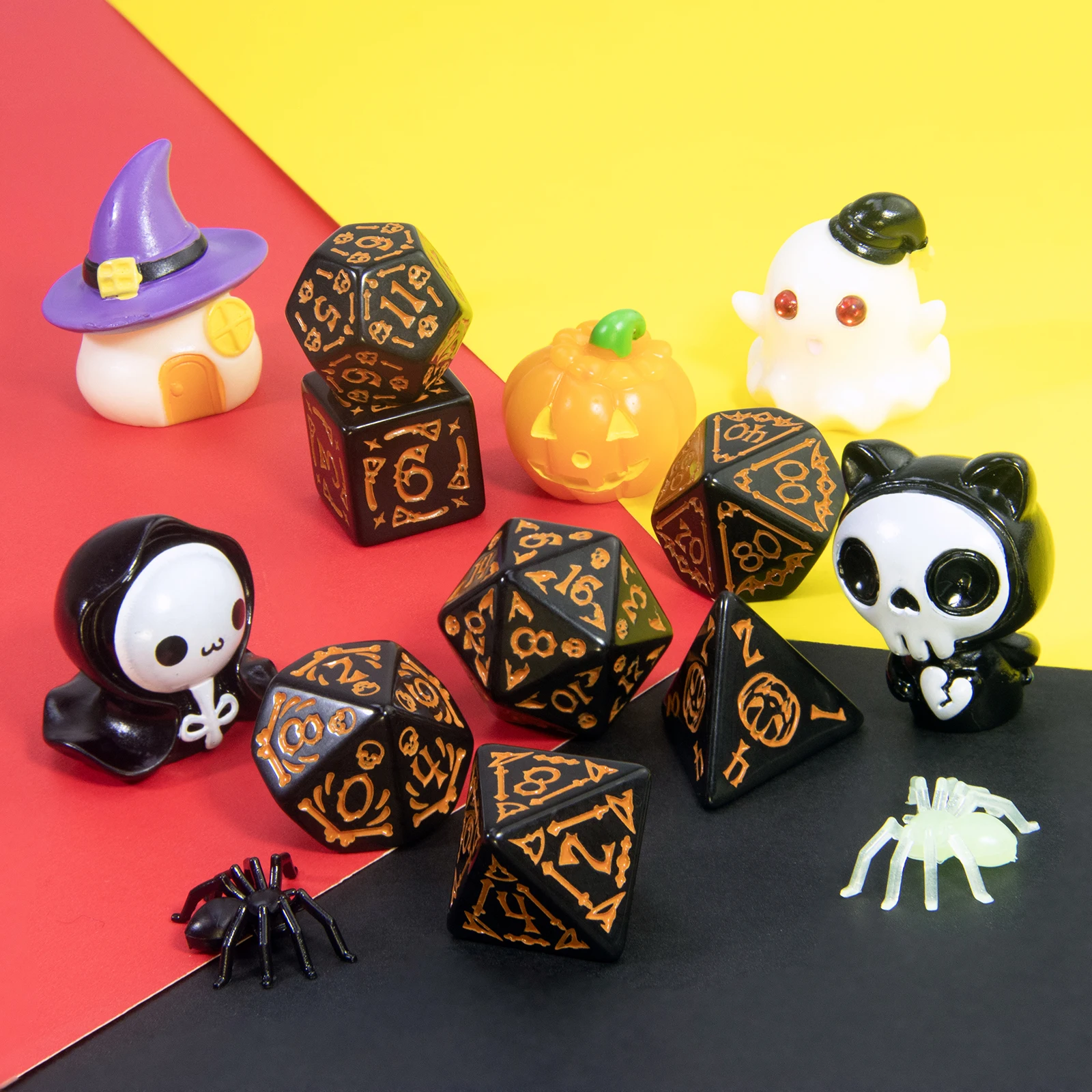 Board Game Dnd - Dadi a tema Halloween - Set