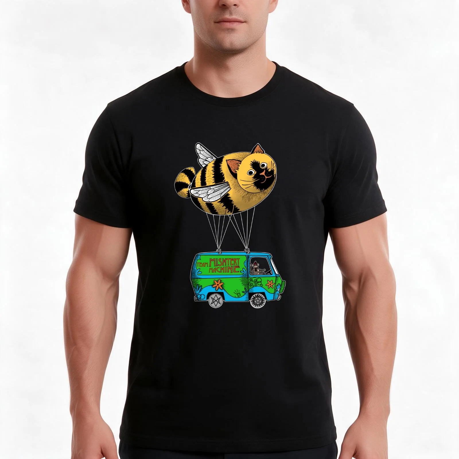mishmach2021 colour updated T-Shirt, Summer Casual Cotton Tee, Oversized Streetwear Tops, Vintage Graphic Print, 100% Cotton